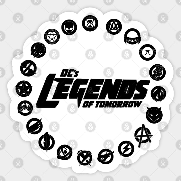 The Legends of Tomorrow Sticker by LottieMockett